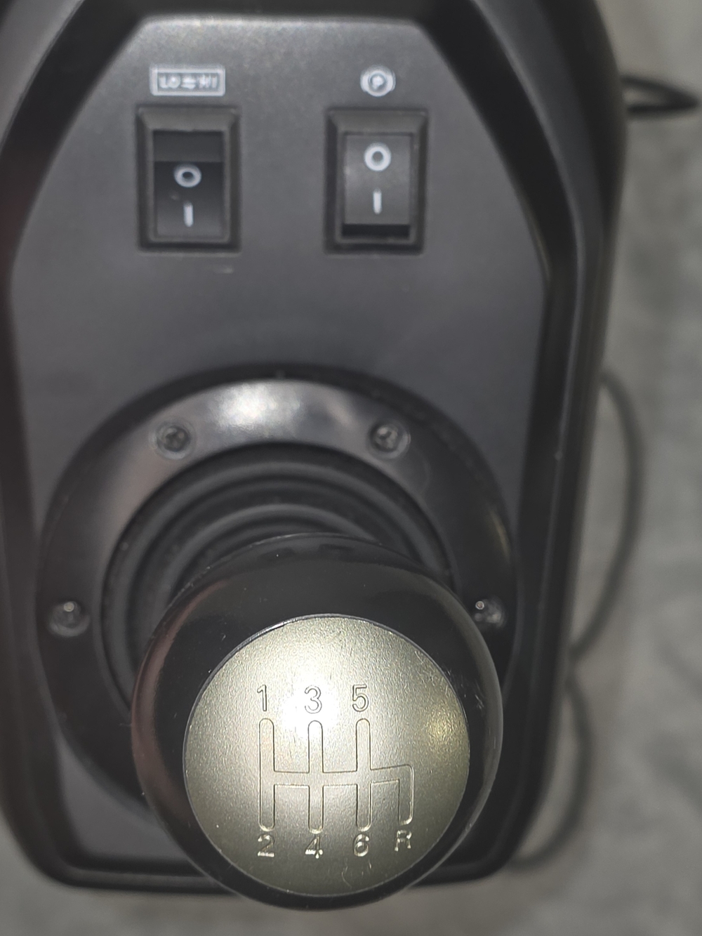 Pxn V9 Manual Gear Shift Knob Controller - Metallic Top, Black Body